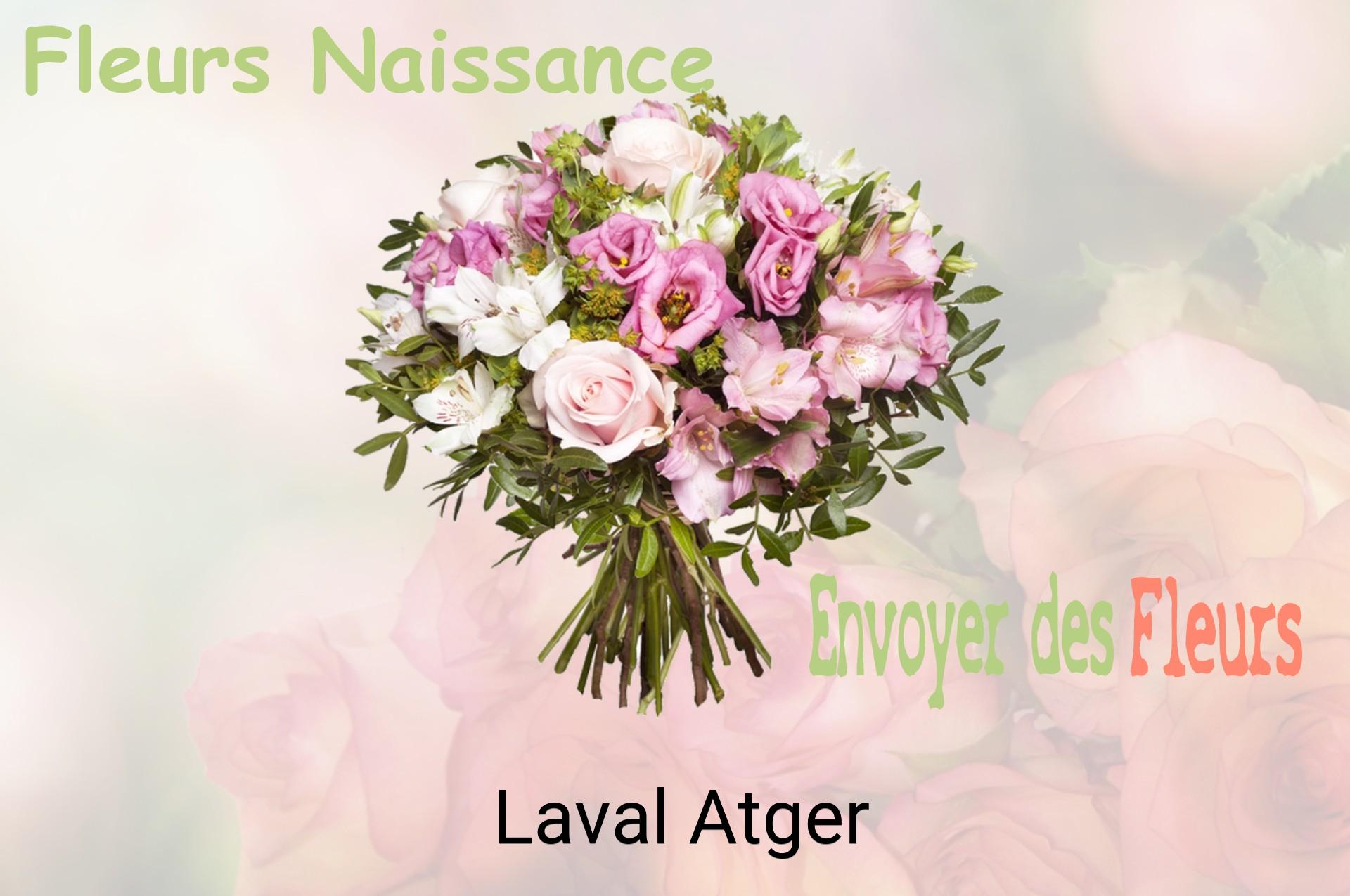 Bouquet de fleurs de naissance livré à Laval-Atger